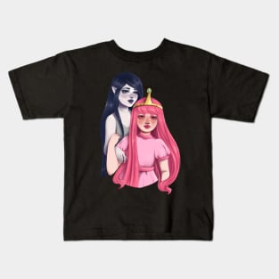 Marceline and Bubblegum princess Kids T-Shirt